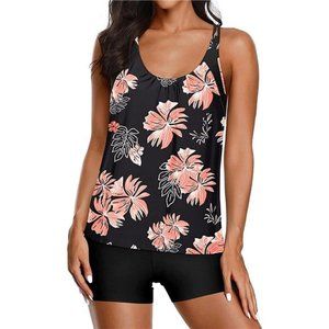 Tankini Swimsuits for Women Athletic Swim Tank Top